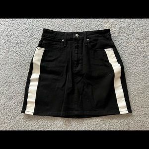 Calvin Klein Black and White Skirt